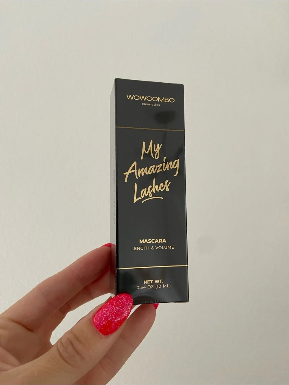 WowCombo My Amazing Lash tubing mascara rich black length & volume makeup .34 oz